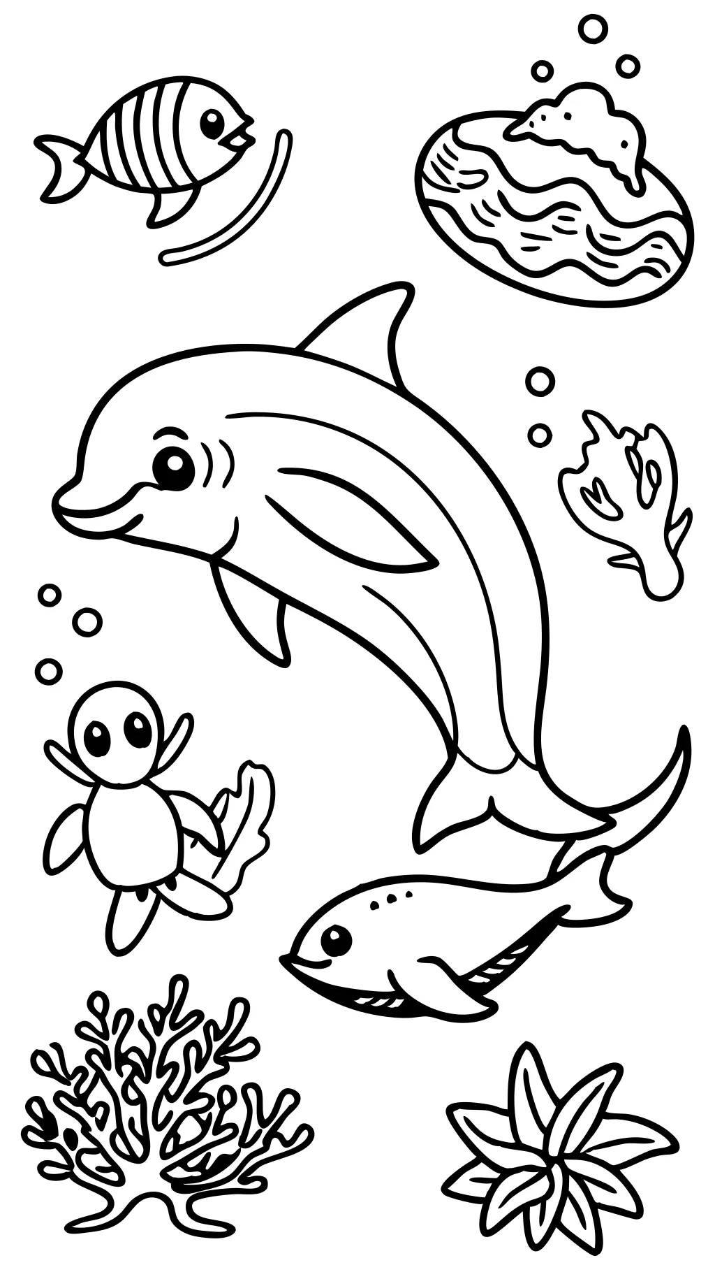 coloring pages sea